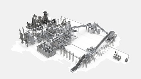 The Group’s MetaPure technology recovers materials like PET bottles and polyolefin packages