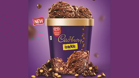 Mondelēz International and Hindustan Unilever launch the Kwality Wall’s Cadbury Crackle Tub in India