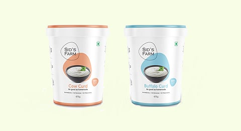 Sid's Farm introduces cow and buffalo curd cups