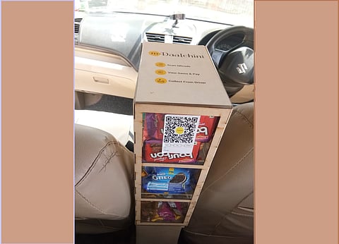 Daalchini IoT enabled mobility vending machines in cab