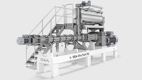 The upgraded GEA xTru Twin 92 high-capacity extruder offer users up to 40 percent higher capacity with the same efficiency, quality and footprint.