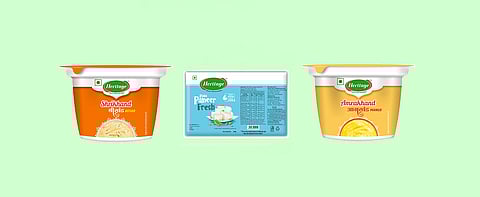Heritage Foods' Shrikhand, Amrakhand & Malai Paneer