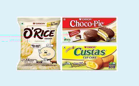 Orion brings Rice Cracker and Custas Cup Cakes to India