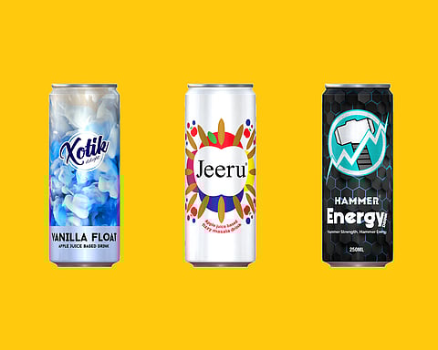Jeeru, Vanilla Float & Hammer drinks in new packaging