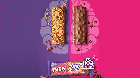 Mondelez India marks its entry into the snack bar category with Cadbury Fuse Fit