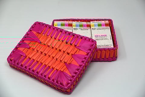 Kocoatrait palm leaf chocolate gift box