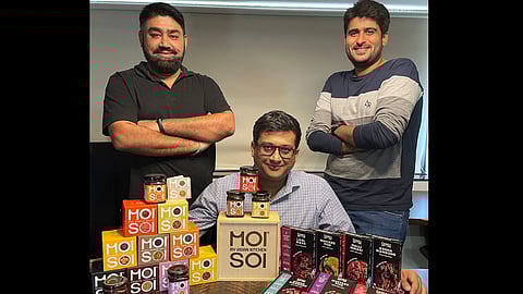 From left Jagmandeep Singh, co-founder & CBO; Deb Mukherjee, founder & CEO; and Amit Mange, co-founder & COO of Ceres Foods