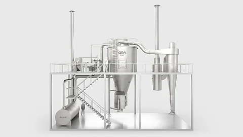 Combining spray- and fluid-bed drying, the GEA FSD is designed to provide optimum drying efficiency and best product quality in agglomerated powders, ensuring consistency and quality of the product.