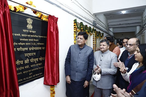 Piyush Goyal inaugurates the Packaged Drinking Water Test Facility at National Test House (NTH), Ghaziabad
