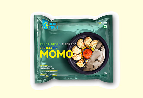 Blue Tribe brings a twist to Chicken Darjeeling Momo with plant-based meat