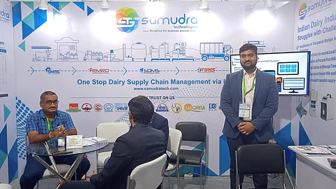 Samudra Technologies demonstrates smart dairy supply chain management system at IIDE