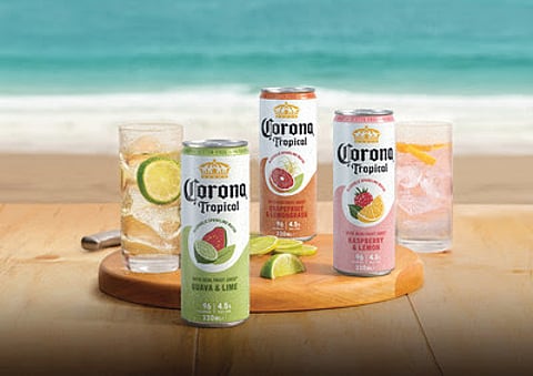 Corona introduces Corona Tropical, the brand's non-beer beverage in the global portfolio