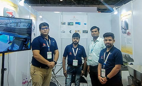 Nikhil Rathore,sales manager,DPH Engineering with his team