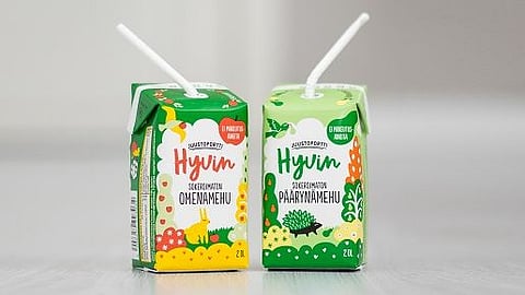 Juustoportti extends juice portfolio in on-the-go Combismile carton pack from SIG