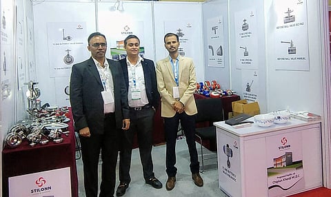 Santosh Rane, director, Stilonn with his team