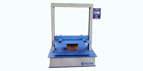 Box compression tester