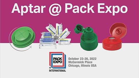 Aptar heads to Pack Expo International with a focus on sustainability, performance & innovation