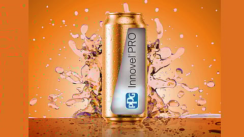 PPG INNOVEL PRO coating is an enhanced internal spray coating that uses no bisphenol-A (BPA) or bisphenol starting substances while offering better application properties for aluminum beverage cans.