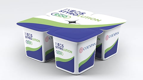 INEOS Styrolution & COEXPAN claim food contact standards across all dairy formats using 100% mechanically recycled polystyrene