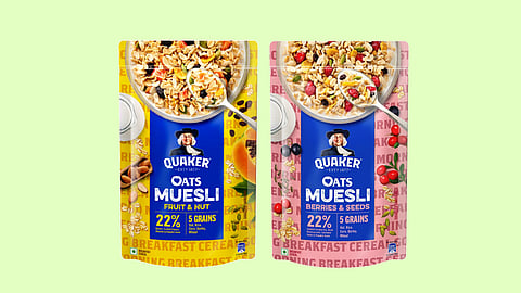 Quaker expands its portfolio with ready-to-eat breakfast cereals, launches Quaker Oats Muesli