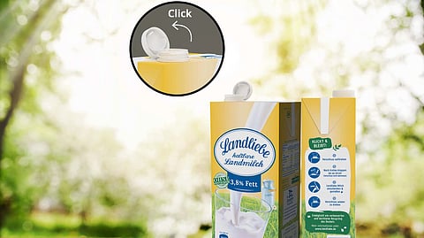 Landliebe first globally to introduce Combiswift Closure with tethered cap for SIG’s carton packs