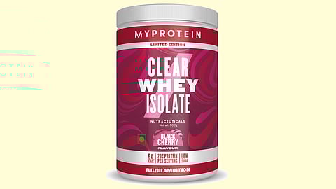 Black Cherry flavored Clear Whey Isolate