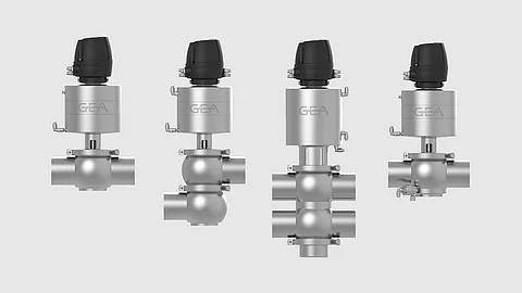 Newly launched hygienic valve series – GEA FLOWVENT - displayed at DrinkTec 2022 exhibition at Mumbai