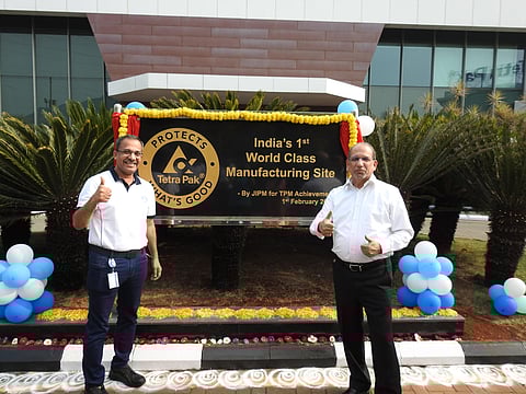 Tetra Pak factory becomes the first TPM World Class Manufacturing facility across industries in India