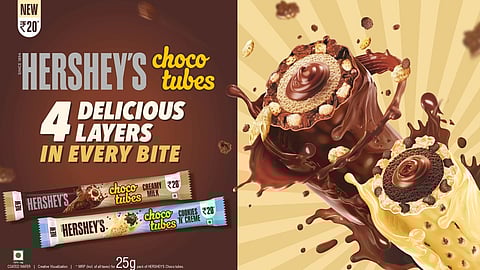 Hershey India introduces Hershey’s Choco Tubes, a multi-textural chocolaty treat