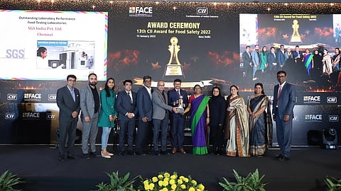 SGS receives CII Food Safety Award 2022 for outstanding laboratory performance – Food Testing Laboratories