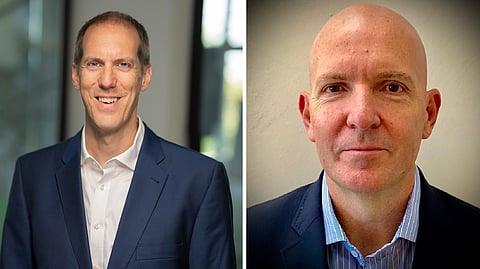 (L-R) Ian Wood, chief supply chain officer, SIG; Gavin Steiner, chief technology officer, SIG