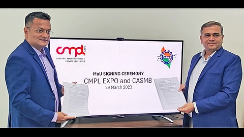 Vicky Menezes, founder – CMPL Expo (Left) & Nilesh Lele, president – CASMB (Right)