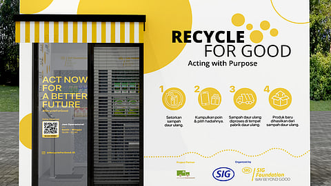 SIG Way Beyond Good Foundation launches the Recycle for Good Program in Indonesia