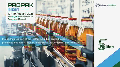 ProPak India 2023 - 17 to 19 August 2023 - Bombay Exhibition Centre, Mumbai