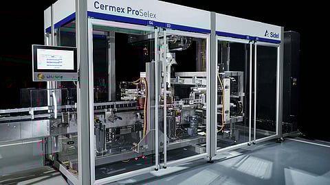 Sidel reveals new Cermex ProSelex case packing infeed module for shaped containers