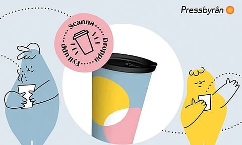 Stora Enso piloting a large-scale project testing reusable cups with Pressbyrån and &Repeat