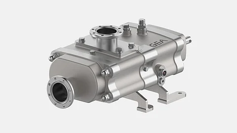The GEA Hilge NOVATWIN+ twin screw pump enables production and cleaning operations with only one pump. The low-pulsation pump is particularly suitable for large and sensitive particles, as well as for high-pressure applications due to the 30-bar system pressure. The hygienic design is EHEDG and 3-A certified.