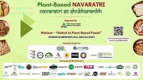 3rd edition of the Plant Based Navaratri Campaign begins!