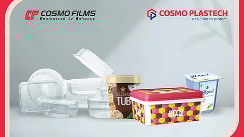 Cosmo First (erstwhile Cosmo Films) launches Cosmo Plastech – thin wall containers and sheets