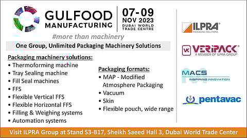 ILPRA Group set to display packaging excellence at Gulfood Manufacturing