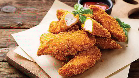 High-quality deep-fried chicken nuggets - produced with GEA ProFry