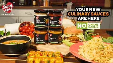 Saucy Affair unveils delectable 'No Onion No Garlic' range