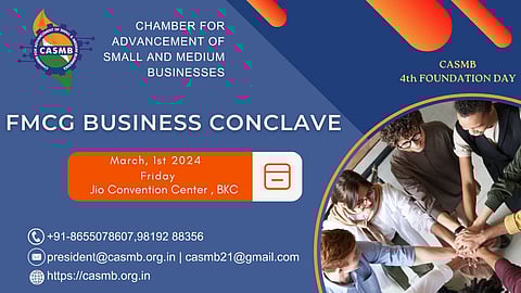 Chamber for Advancement of Small & Medium Businesses (CASMB) unveils FMCG Business Conclave and Awards