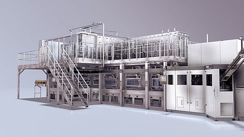 New KHS aseptic block with bottle sterilization