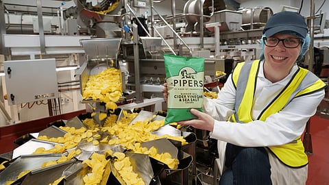 PepsiCo invests £8 million in its Brigg factory to meet growing demand for Pipers Crisps