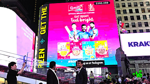 Kwality Foods unveils an all-new packaging in the iconic Times Square, New York City