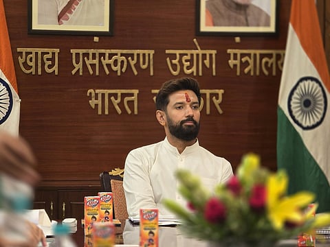 Chirag Paswan, Union Minister of Food Processing Industries