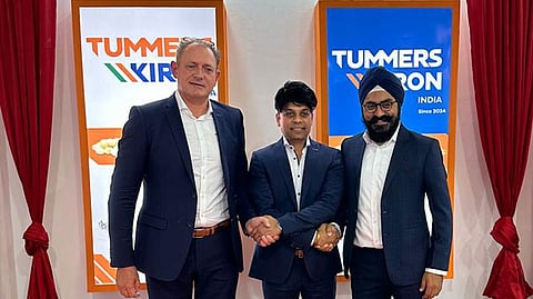 Tummers Food Processing Solutions and Kiron Food Processing Technologies announce joint venture 'Tummers Kiron India' at Inter FoodTech