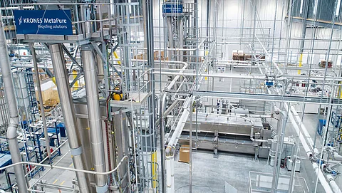 A wide range of plastics such as PET, PE, PP and PS are already being processed on Krones Recycling's lines worldwide.