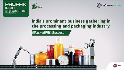 ProPak India - 25 to 27 September 2024 - BIEC, Bengaluru